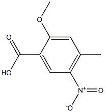 2-甲氧基-4-甲基-5-硝基苯甲酸