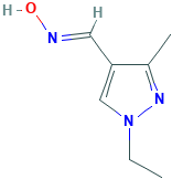 N-[(1-ethyl-3-methyl-pyrazol-4-yl)methylidene]hydroxylamine
