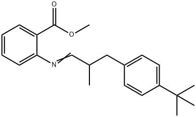 2-[[3-[4-(1,1-二甲基乙基)苯基]-2-甲基亚丙基]氨基]苯甲酸甲酯