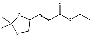 2-Propenoic acid, 3-(2,2-dimethyl-1,3-dioxolan-4-yl)-, ethyl ester
