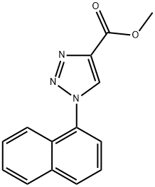 1H-1,2,3-Triazole-4-carboxylic acid, 1-(1-naphthalenyl)-, methyl ester