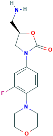 2-Oxazolidinone, 5-(aminomethyl)-3-[3-fluoro-4-(4-morpholinyl)phenyl]-, (5R)-