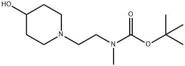 Carbamic acid, [2-(4-hydroxy-1-piperidinyl)ethyl]methyl-, 1,1-dimethylethyl ester (9CI)