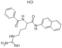 N-ALPHA-BENZOYL-DL-ARGININE BETA-NAPHTHYLAMIDE HYDROCHLORIDE