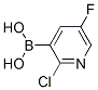 Boronicacid, (2-chloro-5-fluoro-3-pyridinyl)- (9CI)
