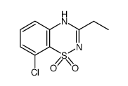 8-CHLORO-3-ETHYL-2H-BENZO[E][1,2,4]THIADIAZINE 1,1-DIOXIDE