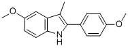 5-甲氧基-2-(4-甲氧基苯基)-3-甲基-1H-吲哚