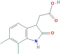 (6,7-Dimethyl-2-oxo-2,3-dihydro-1H-indol-3-yl)-acetic acid