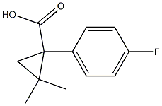 1-(4-氟苯基)-2,2-二甲基环丙烷-1-羧酸
