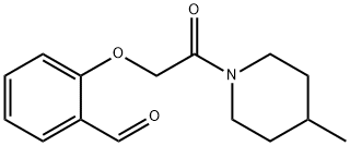 Benzaldehyde,2-[2-(4-methyl-1-piperidinyl)-2-oxoethoxy]-