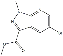 METHYL 5-BROMO-1-METHYLPYRAZOLO[3,4-B]PYRIDINE-3-CARBOXYLATE