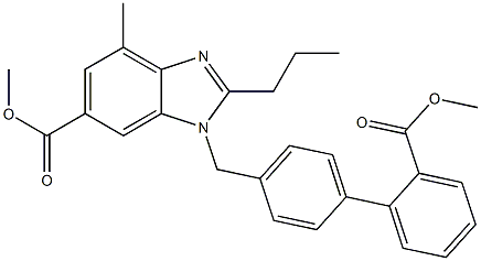 1-[[2'-(Methoxycarbonyl)[1,1'-biphenyl]-4-yl]Methyl]-4-Methyl-2-propyl-1H-benziMidazole-6-carboxylic Acid Methyl Ester