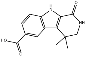 4,4-Dimethyl-1-oxo-2,3,4,9-tetrahydro-1H-pyrido[3,4-b]indole-6-carboxylic acid