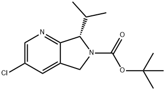 6H-Pyrrolo[3,4-b]pyridine-6-carboxylic acid, 3-chloro-5,7-dihydro-7-(1-methylethyl)-, 1,1-dimethylethyl ester, (7S)-