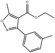 4-Isoxazolecarboxylic acid, 5-methyl-3-(3-methylphenyl)-, ethyl ester