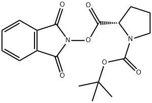 1-Pyrrolidinecarboxylic acid, 2-[[(1,3-dihydro-1,3-dioxo-2H-isoindol-2-yl)oxy]carbonyl]-, 1,1-dimethylethyl ester, (S)- (9CI)