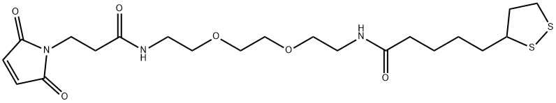 Lipoamide-PEG2-Mal