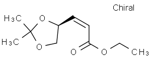 (Z)-Ethyl-4,5-O-Isopropylidene-(S)-4,5-Dihydroxy-2-Pentenoate