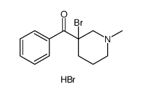 Ketone, 3-bromo-1-methyl-3-piperidyl phenyl, hydrobromide