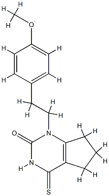 1-[2-(4-methoxyphenyl)ethyl]-4-sulfanylidene-6,7-dihydro-5H-cyclopenta[d]pyrimidin-2-one