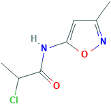 2-chloro-N-(3-methyl-1,2-oxazol-5-yl)propanamide
