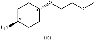 Cyclohexanamine, 4-(2-methoxyethoxy)-, hydrochloride (1:1),trans-