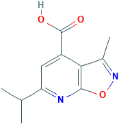 6-Isopropyl-3-methyl-isoxazolo[5,4-b]pyridine-4-carboxylic acid