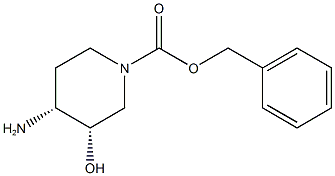 (3S,4R)-4-Amino-3-hydroxy-piperidine-1-carboxylic acid benzyl ester