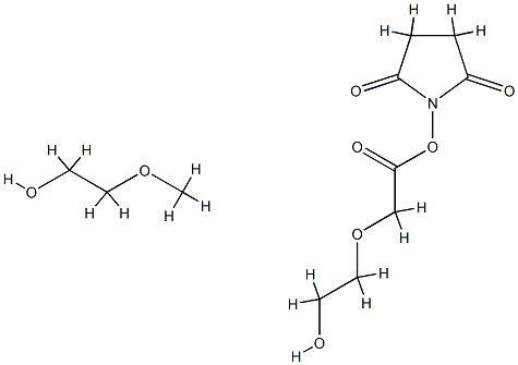 Succinimidyl  ester  of  carboxymethyl-PEG,  mono-Methyl  polyethylene  glycol  5μ000  acetic  acid  N-succinimidyl  ester