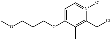 Pyridine, 2-(chloromethyl)-4-(3-methoxypropoxy)-3-methyl-, 1-oxide