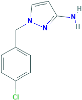 1-[(4-氯苯基)甲基]-1H-吡唑-3-胺