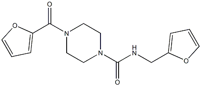 4-(furan-2-carbonyl)-N-(furan-2-ylmethyl)piperazine-1-carboxamide