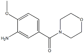 (3-amino-4-methoxyphenyl)-4-morpholinylmethanone