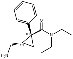 2β-(Aminomethyl)-N,N-diethyl-1-phenylcyclopropane-1β-carboxamide