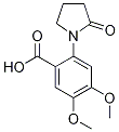 4,5-dimethoxy-2-(2-oxopyrrolidin-1-yl)benzoic acid