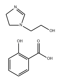 Benzoic acid, 2-hydroxy-, compd. with 4,5-dihydro-2-nortall-oil alkyl-1H-imidazole-1-ethanol