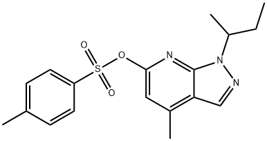 1-(butan-2-yl)-4-methyl-1H-pyrazolo[3,4-b]pyridin-6-yl 4-methylbenzene-1-sulfonate