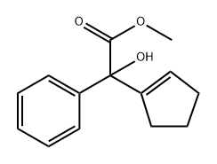 Benzeneacetic acid, α-1-cyclopenten-1-yl-α-hydroxy-, methyl ester
