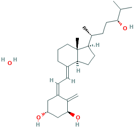 1,3-Cyclohexanediol, 4-methylene-5-[(2E)-2-[(1R,3aS,7aR)-octahydro-1-[(1R,4R)-4-hydroxy-1,5-dimethylhexyl]-7a-methyl-4H-inden-4-ylidene]ethylidene]-, hydrate , (1R,3S,5Z)-