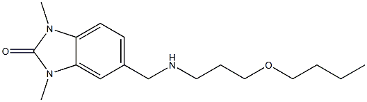 5-[(3-butoxypropylamino)methyl]-1,3-dimethylbenzimidazol-2-one
