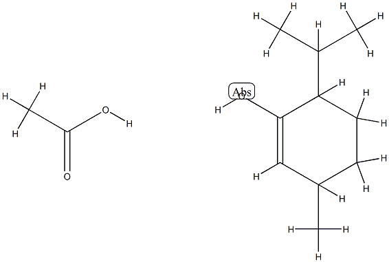 1-Cyclohexen-1-ol, 3-methyl-6-(1-methylethyl)-, acetate, sapond.
