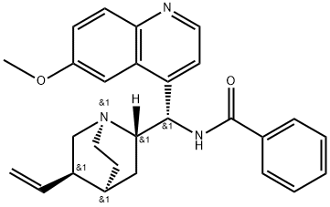 N-((1S)-(6-methoxyquinolin-4-yl)((2S,4S,5R)-5-vinylquinuclidin-2-yl)methyl)benzamide
