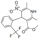 1,4-DIHYDRO-2,6-DIMETHYL-5-NITRO-4-[2-(TRIFLUOROMETHYL)PHENYL]-3-PYRIDINECARBOXYLIC ACID, METHYL ESTER