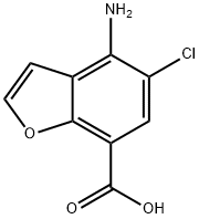 4-氨基-5-氯苯并呋喃-7-羧酸