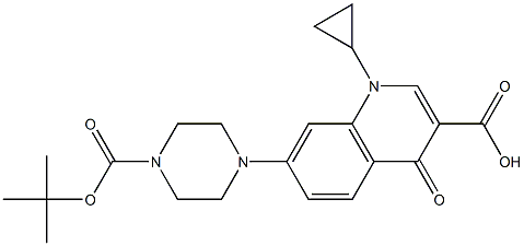 7-(4-(tert-Butoxycarbonyl)piperazin-1-yl)-1-cyclopropyl-4-oxo-1,4-dihydroquinoline-3-carboxylic acid