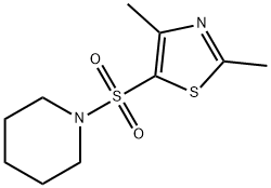 1-[(2,4-dimethyl-1,3-thiazol-5-yl)sulfonyl]piperidine