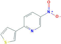 5-Nitro-2-thien-3-ylpyridine