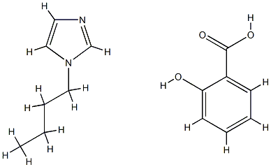 salicylic acid, compound with 1-butyl-1H-imidazole (1:1)