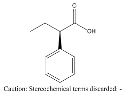 benzeneacetic acid, alpha-ethyl-, (alphaR)-