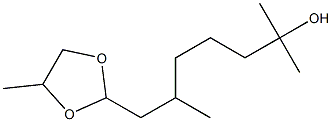 alpha,alpha,.epsilon.,4-tetramethyl-1,3-dioxolane-2-hexanol